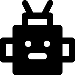 Robot Face Vector Icon