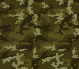 Green military camouflage vector army background.