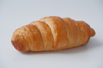 Delicious Butter Croissant in the morning of work.