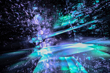 abstract fractal background. color fireworks. Abstract painting multicolor texture. motion holiday background. Modern multicolor futuristic dynamic pattern. Fractal artwork for creative graphic design