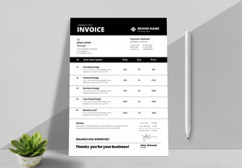 Printable Invoice Layout