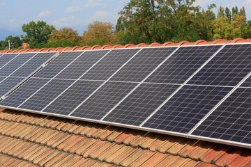 toiture et panneaux solaire