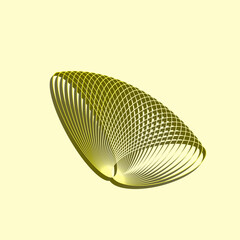 3D Illustration or 3D Rendering object