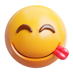 Fototapeta premium emoji 3d icon.