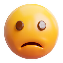 Fototapeta premium emoji 3d icon.