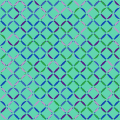 Fototapeta premium Color Rhombus tile tessellation pattern illustration