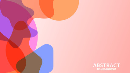 ABSTRACT GEOMETRIC BACKGROUND GRADIENT COLOR WITH COPY SPACE AREA DESIGN VECTOR TEMPLATE GOOD FOR MODERN WEBSITE, WALLPAPER, COVER DESIGN 