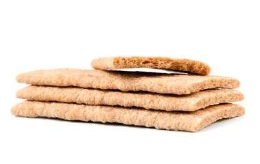 bread on a white background