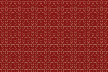 Fototapeta premium red background illustration gold shiny star shape pattern stars Christmas holiday backdrop