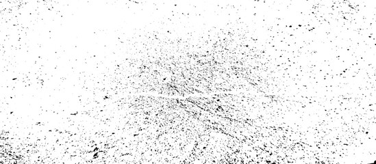 Abstract vector noise. Small particles of debris and dust. Distressed uneven background. Grunge texture overlay with fine grains isolated on white background. Vector illustration. EPS10.