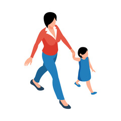 Family Isometric Icon