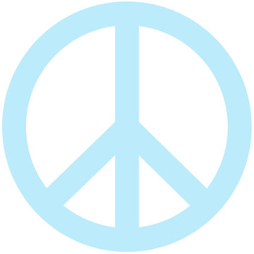 lsky blue peace sign