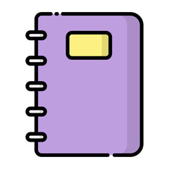 Notebook icon.