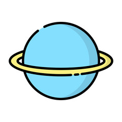 Saturn icon.