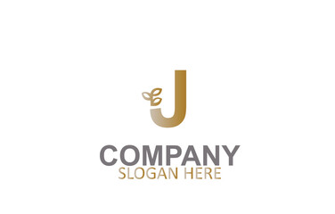 Letter J Golden Letter Design