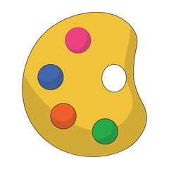 Fototapeta premium Color Palette icon.