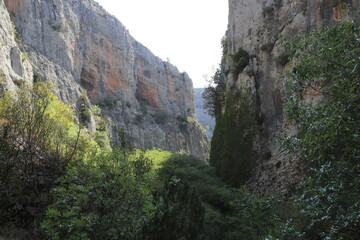 Fototapeta premium Canyon du rio Vero, Alquézar, Espagne