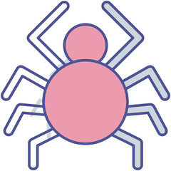 Bug Isolated Vector icon which can easily modify or edit

