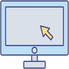monitor screen Isolated Vector icon which can easily modify or edit

