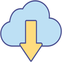 cloud Isolated Vector icon which can easily modify or edit

