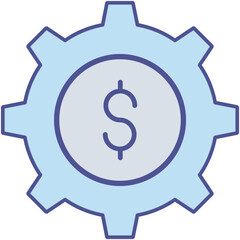 business cogwheel Isolated Vector icon which can easily modify or edit

