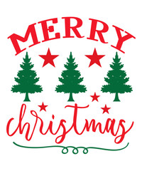 Naklejka na ściany i meble Christmas T-shirt Design,Christmas SVG Bundle, Christmas, Christmas svg, Christmas Bundle, Merry Christmas, Christmas T-Shirt, Winter SVG,Cut File Cricut,png,dxf,pdf