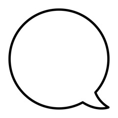 Speech Bubble icon.