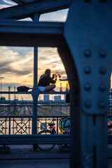 Abendstimmung - Hackerbrücke München