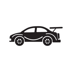 Obraz na płótnie Canvas Best quality vehicle car icon | Black Vector illustration |