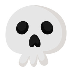 Fototapeta premium Skull icon.
