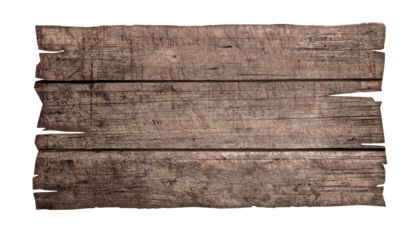 close up of an empty wooden sign