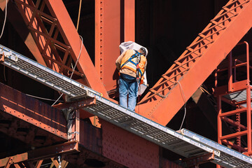 Golden Gate Bridge worker