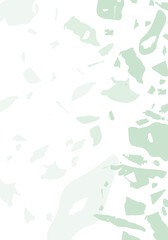 Terrazzo modern abstract template. Grey texture