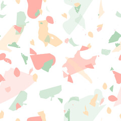 Terrazzo seamless pattern. Modern classic