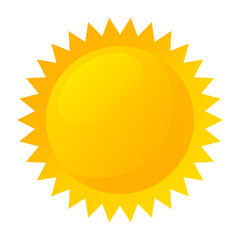 Sun icon.