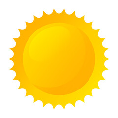 Sun icon.