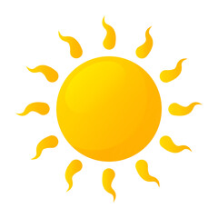 Sun icon.