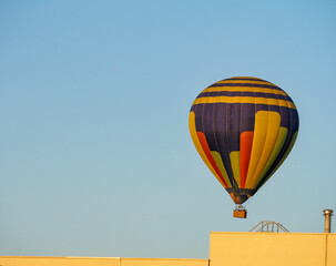 hot air balloon in the sky