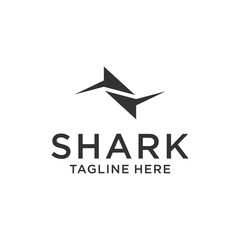 Shark logo icon vector image