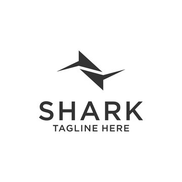 Shark logo icon vector image