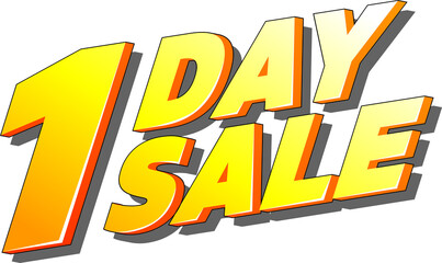 One day Sale. Special offer price.