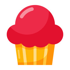 Birthday Cupcake icon.