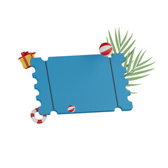 3d summer blank voucher