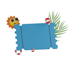 3d summer blank voucher