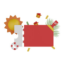 3d voucher with percent