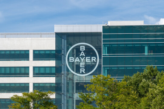 Whippany, New Jersey, USA - August 16, 2022: Bayer HealthCare U.S. headquarters in Whippany, New Jersey, August 16, 2022. Bayer AG is a German pharmaceutical company. 