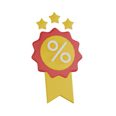 3d discount badge