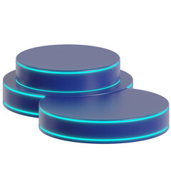 3d podium and perform stage