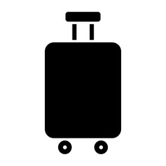 Luggage bag icon.