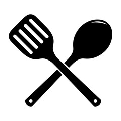 Skimmer for cooking icon. kitchen tools.